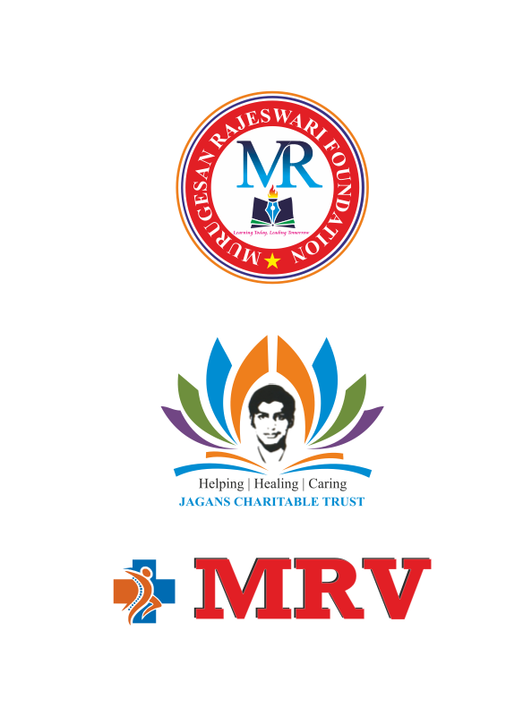 Murugesan Rajeswari Foundation and MRV logos